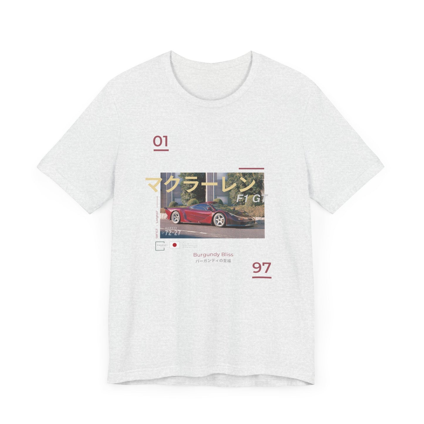 Burgundy Bliss. F1 058GT T-Shirt