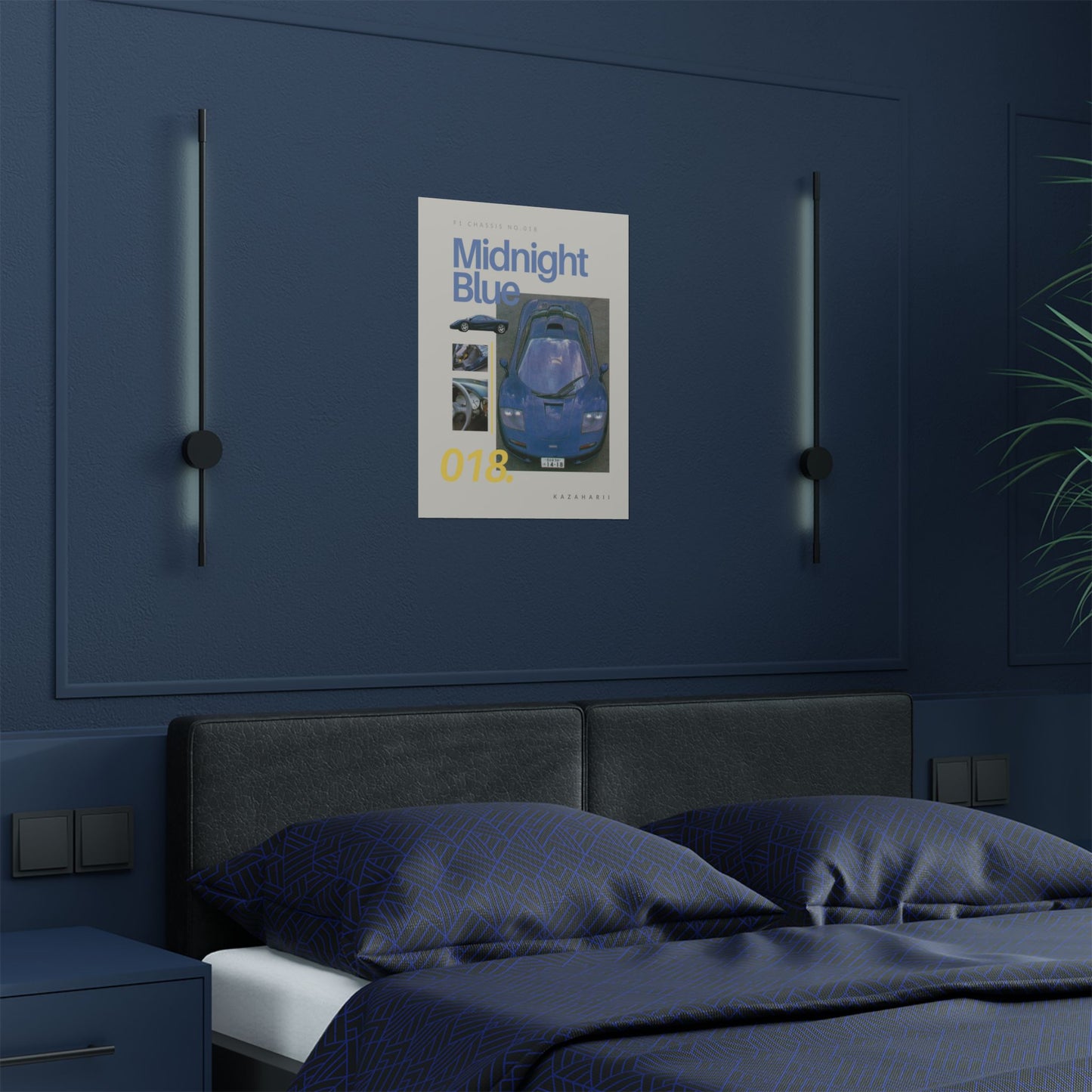 Midnight Blue Pearl – McLaren F1 Chassis 018 Poster
