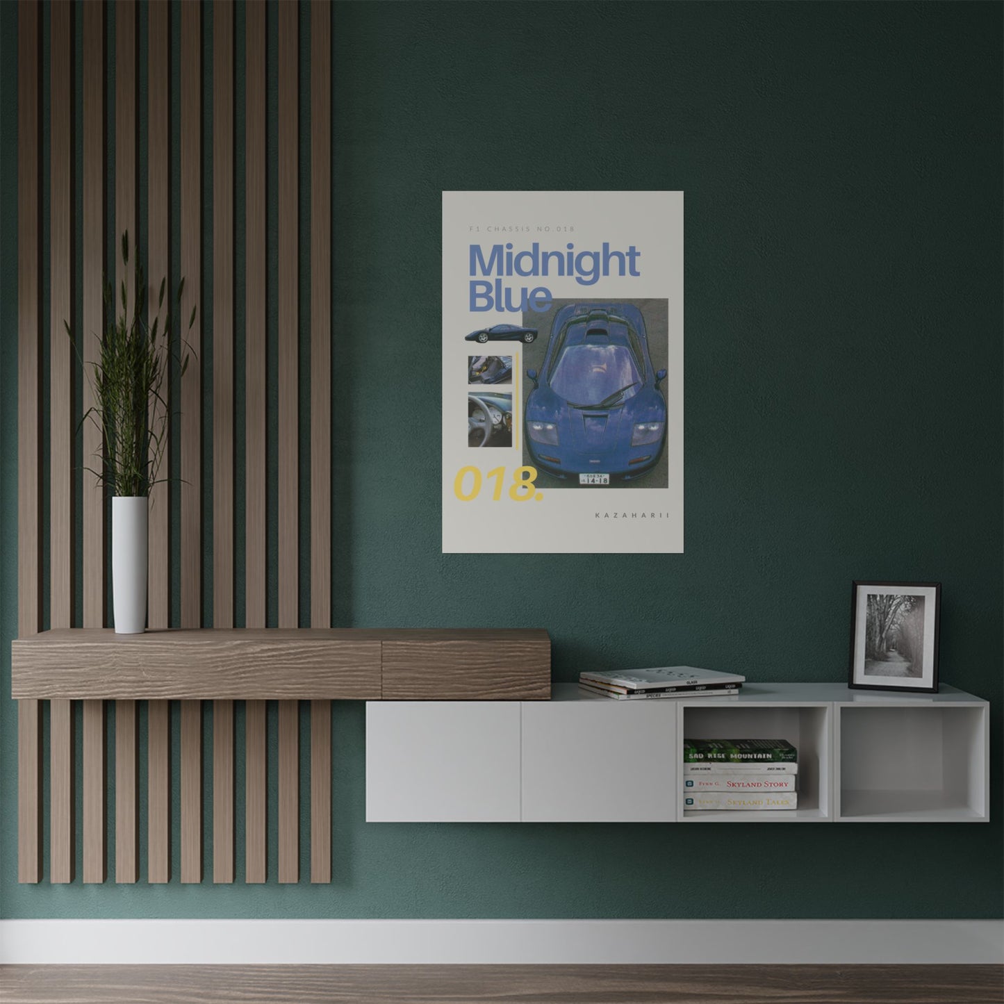Midnight Blue Pearl – McLaren F1 Chassis 018 Poster