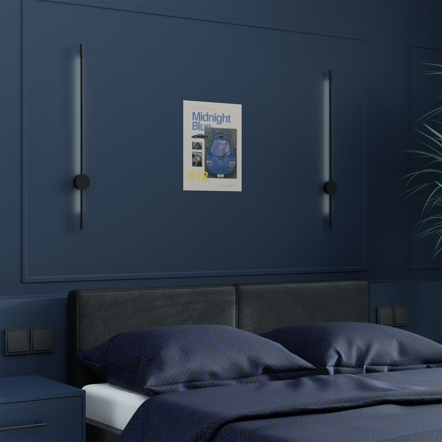 Midnight Blue Pearl – McLaren F1 Chassis 018 Poster