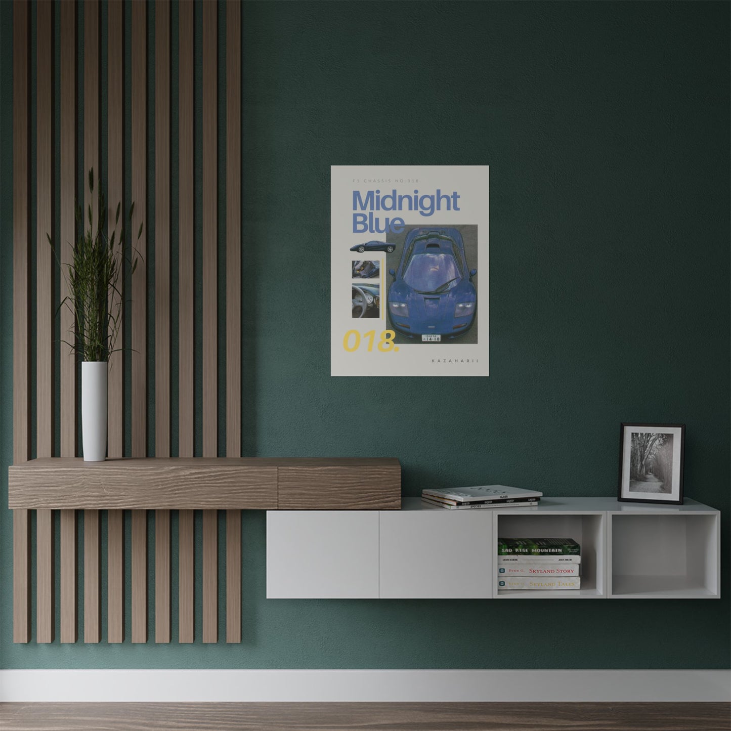 Midnight Blue Pearl – McLaren F1 Chassis 018 Poster
