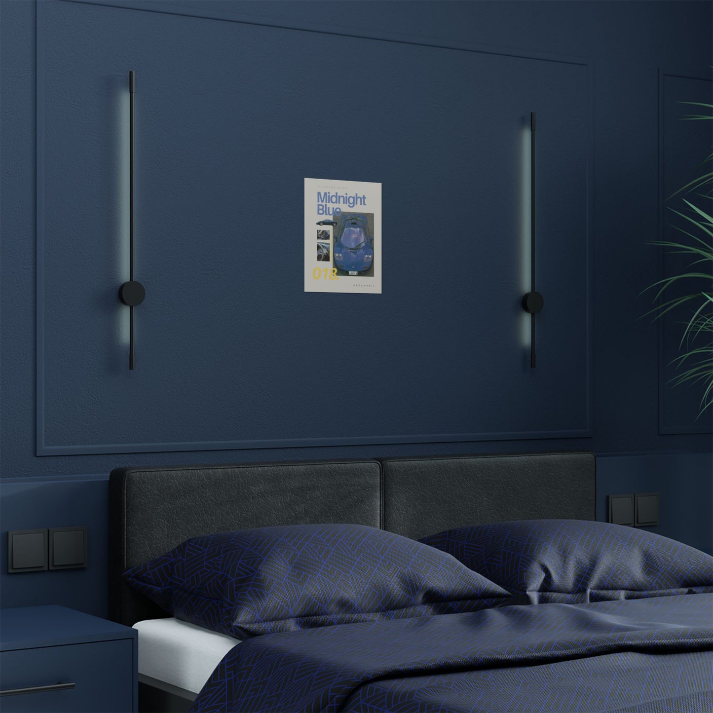 Midnight Blue Pearl – McLaren F1 Chassis 018 Poster