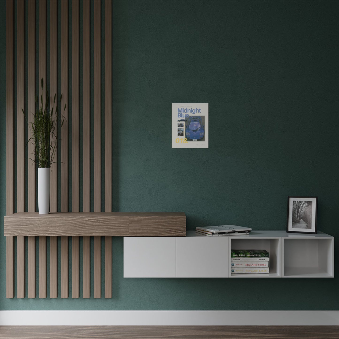 Midnight Blue Pearl – McLaren F1 Chassis 018 Poster